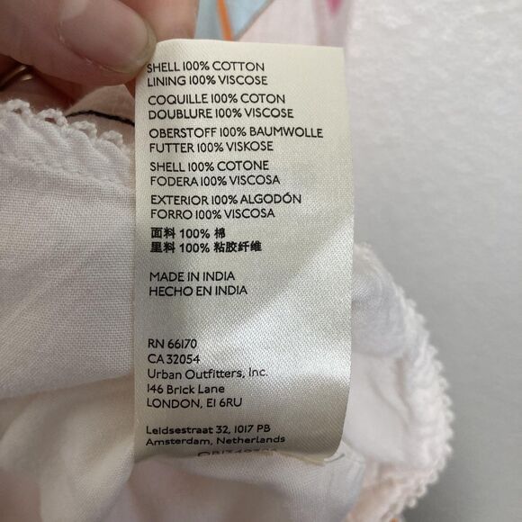 Maeve Anthropologie Skirt Womens Medium Abstract Midi Boho Lined Flowy Skirt - Picture 15 of 15